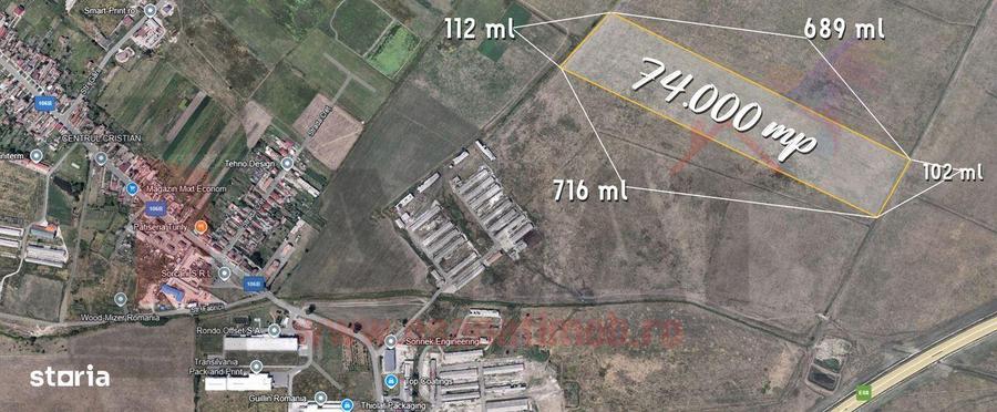 RO/EN Ocazie Teren la intrare in Sura Mica, Sup. de 74.000 mp, eterra - 1