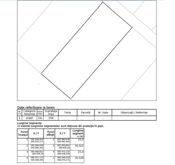 Teren perfect pentru CASA - 550 MP COMUNA 1 DECEMBRIE, ILFOV - 3