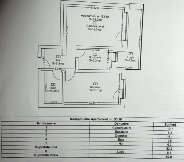 Apartament cu 2 camere decomandat în Theodor Pallady