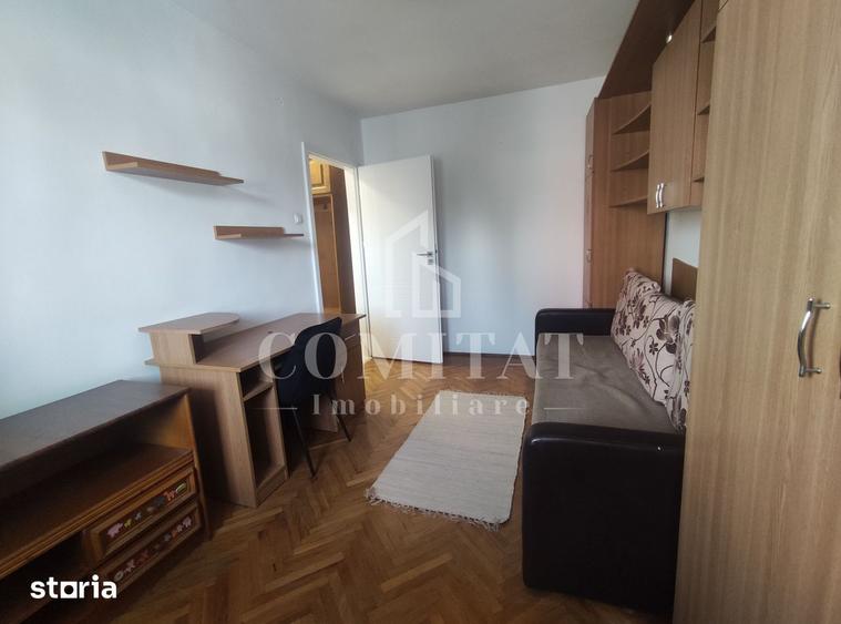 Apartament cu 3 camere decomandat, mobilat în Plopilor