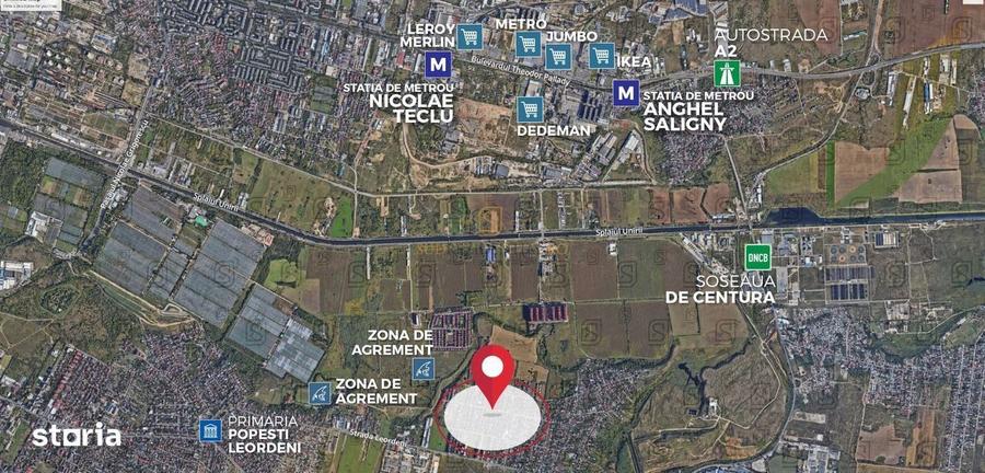 Teren intravilan de vanzare, 1705 mp, Popesti Leordeni - 5
