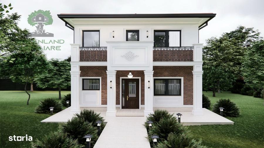 VILA PREMIUM 5 camere, 2 bai, 155mp, TEREN 600mp, TOMESTI - 2