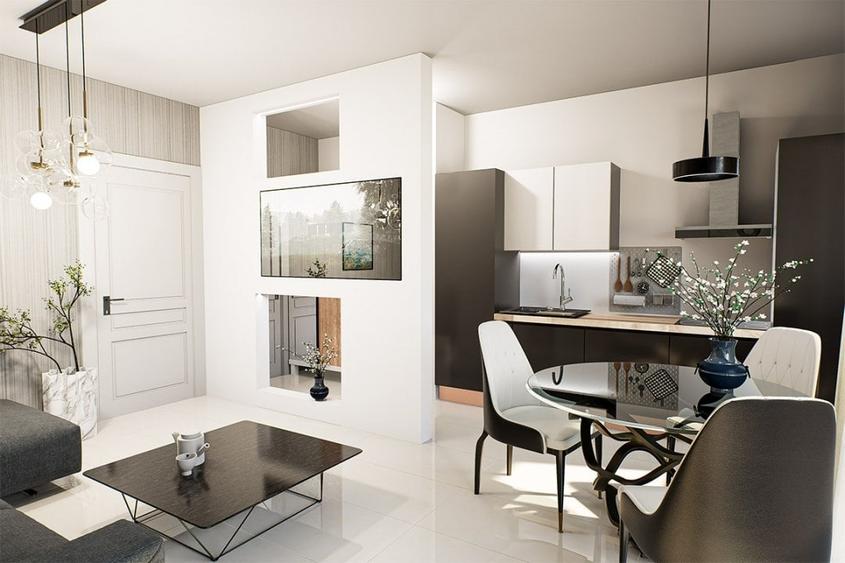 Apartament 1 cameră - spațios într-un complex rezidențial nou din Podu Roș - 10