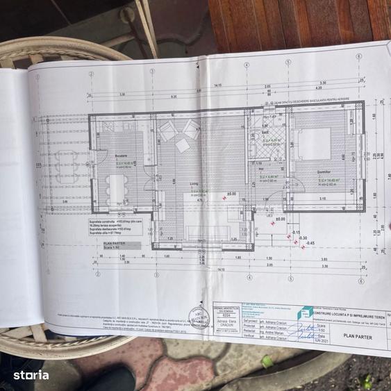 Vanzare teren Teis cu proiect casa! - 1