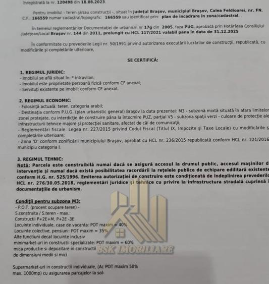 Teren intravilan Calea Feldioarei Vanzare/Inchiriere - 8