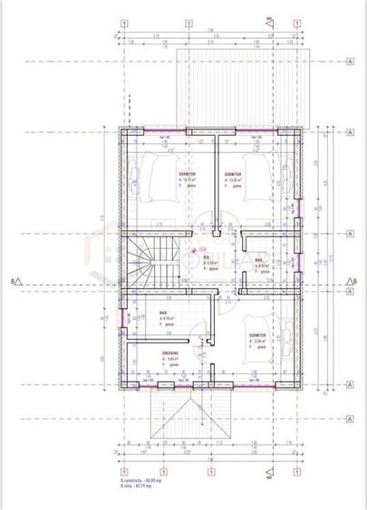 Sag- incalzire in pardoseala- 5 camere - 2