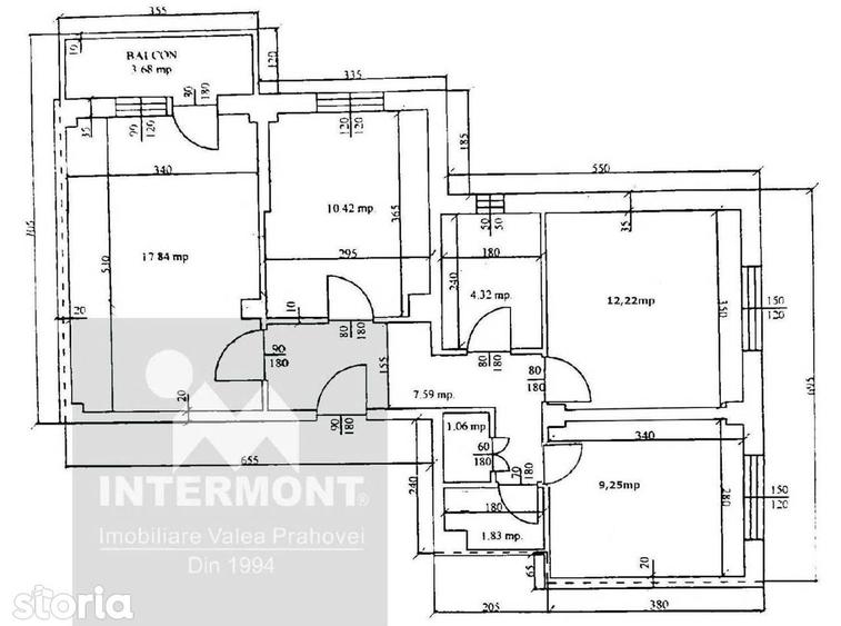 Apartament 3 camere - Etaj 1 - 2 bai - Centrala - Mobilat - 8