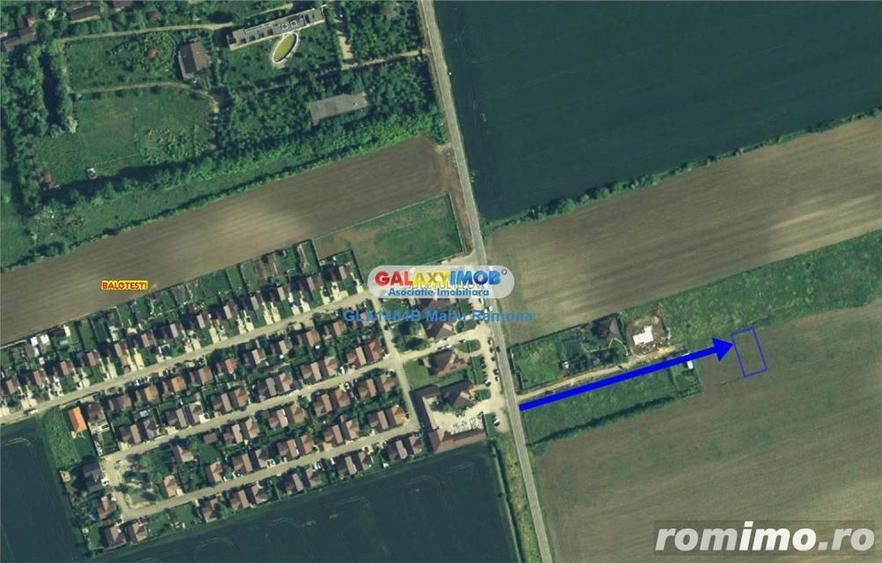 Teren pentru constructii, 704 mp Balotesti, zona inel A0 - 3