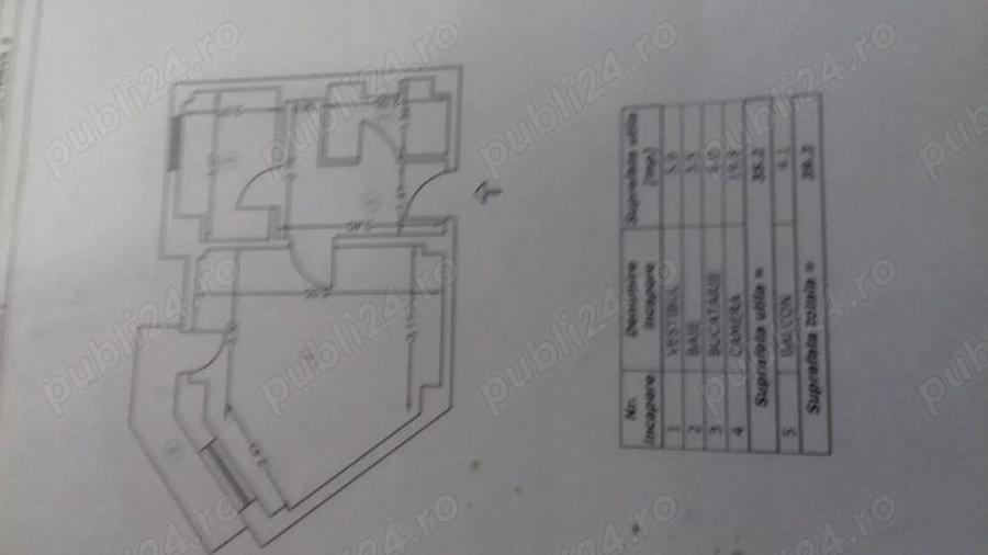 Vand garsoniera conforr 1 etaj 5 din 7 fara imbunata?iri,zona Mantuleasa ,aproape de centruBucuresti - 2