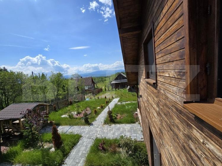 Cabana lemn cu 4 dormitoare, 120mp, teren intravilan de 1250mp - 10