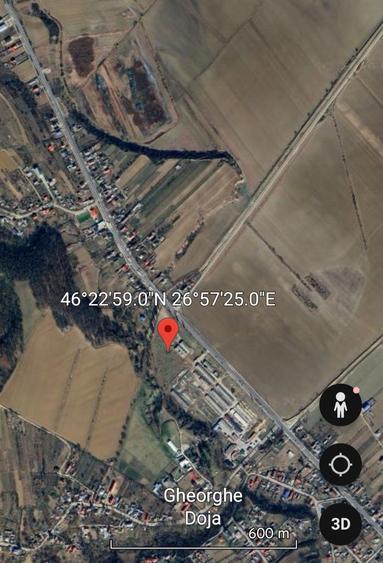 Vand teren intravilan 44113 mp la E85 - langa Bacau - 1