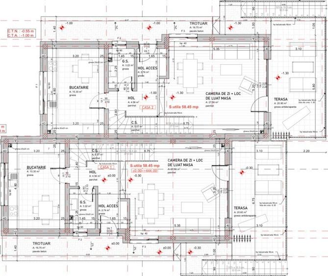 Case cuplate, cu pompa de caldura, panouri fotovoltaice, terasa, zona Vivo - 16