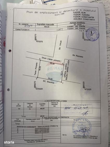 Teren 465mp Focsani / Strada Virtutii - 1