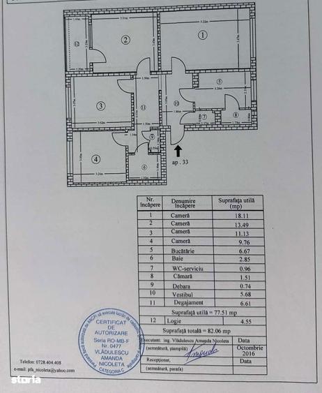 Apartament 4 camere, balcon, Rahova - 5