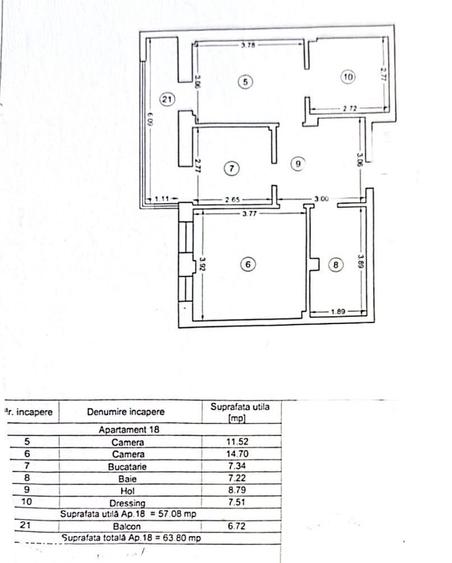 Energia - C-tin Bobescu apartament 3 camere 66 mp - 20