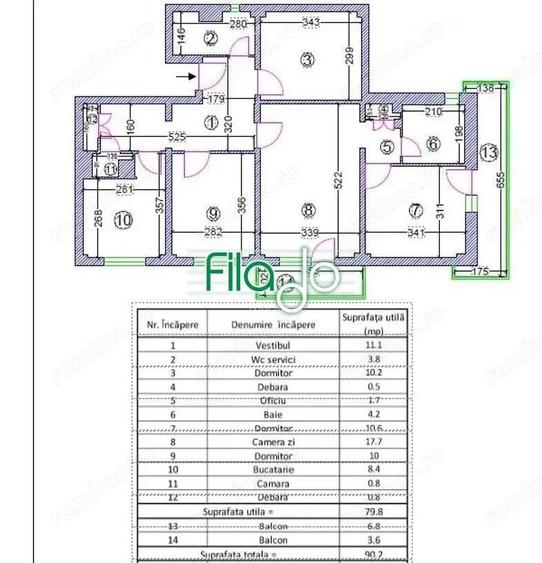 Apartament 4 camere cu centrala proprie, Iancului, Pantelimon - 3