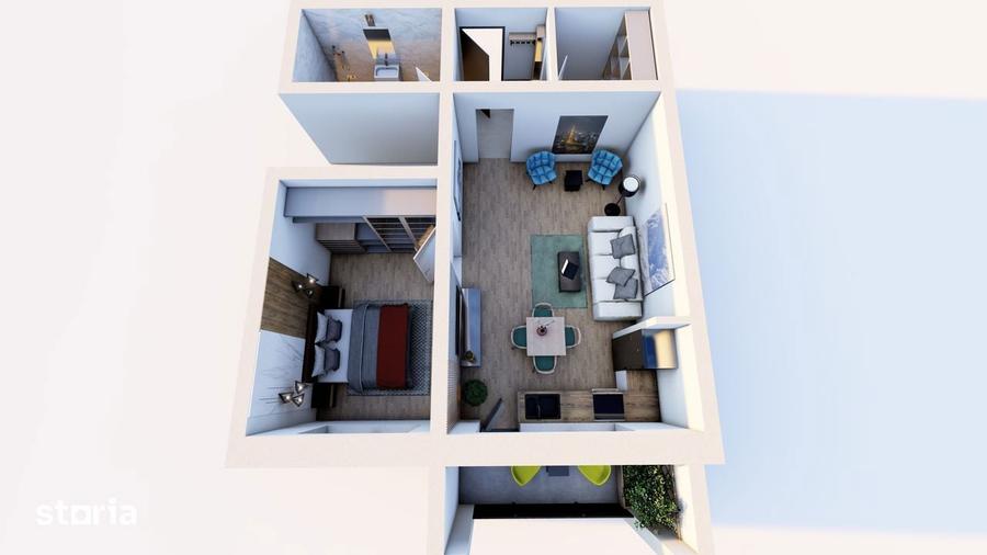 Studio 49 mp, FINALIZAT, 83 000 euro parcare inclusa, DEZVOLTATOR. - 11