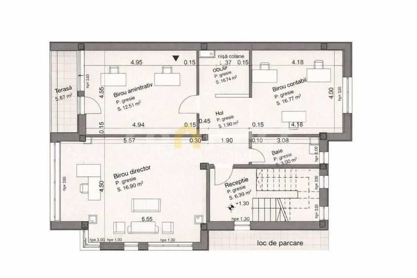 Spatiu de birouri central - 4
