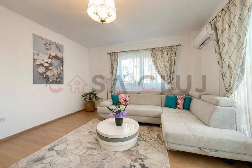 2 camere decomandate, etajul 1,bloc nou - 1