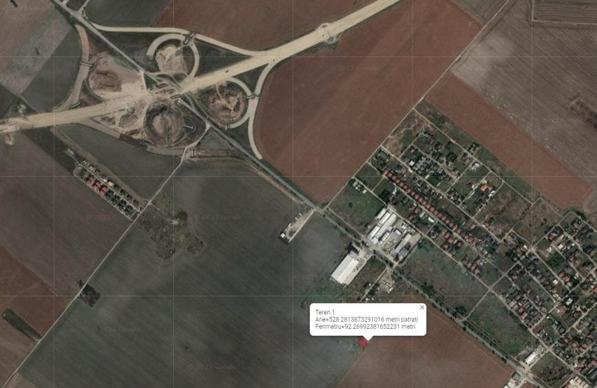 Teren 528 mp DN4 - A0 - Popești Leordeni - 1