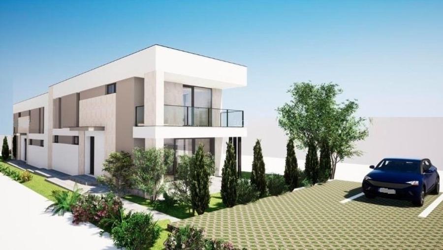 Case noi, cuplate, P+E, 130 mp utili/casa mp , curte, gradina, Europa - 1