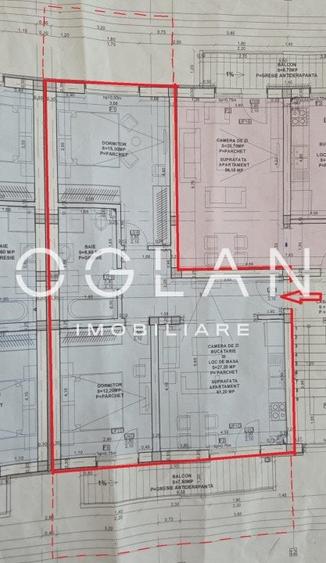 NOU- Apartament la CHEIE, 3 Cam. + 2 Gradini -D. Stanca! - 17