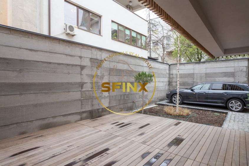 4 camere, duplex , curte proprie, 2 locuri de parcare  Dorobanti - 26