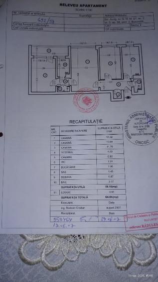 Vând apartament 3 camere - 4