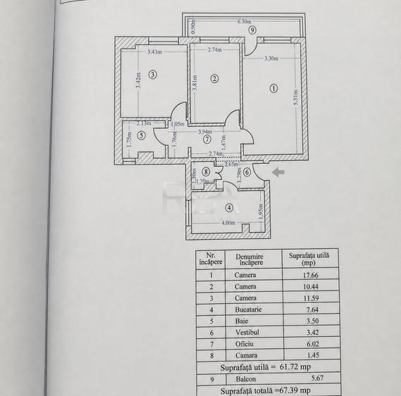 3 Camere - Rahova - Renovat - Boiler Electric - 10