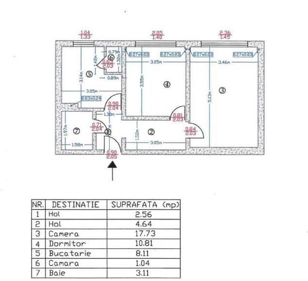 Vanzare Apartament 2 Camere Decomandat Giurgiului-Soimus