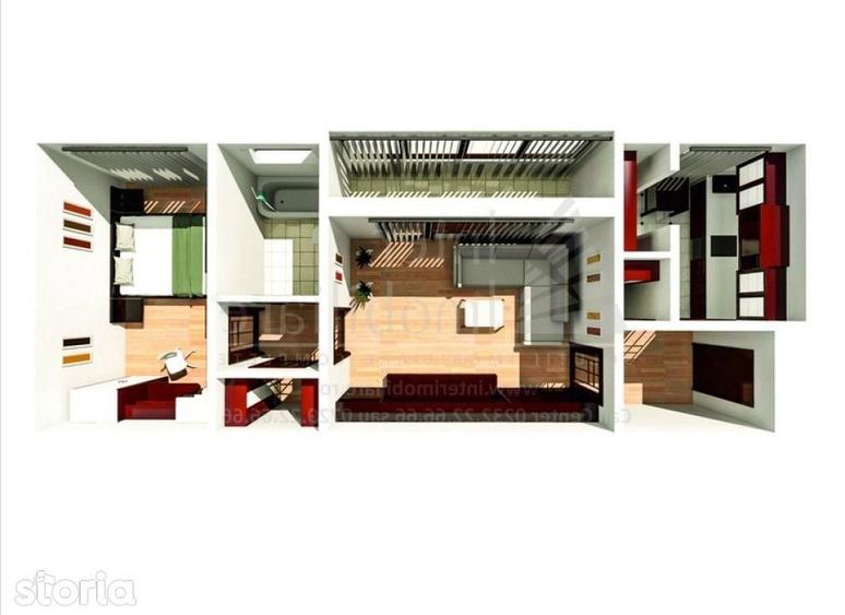 2 camere Podu Ros Bd. Cantemir 50 mp et.2 bloc fara risc Cod:162287 - 2