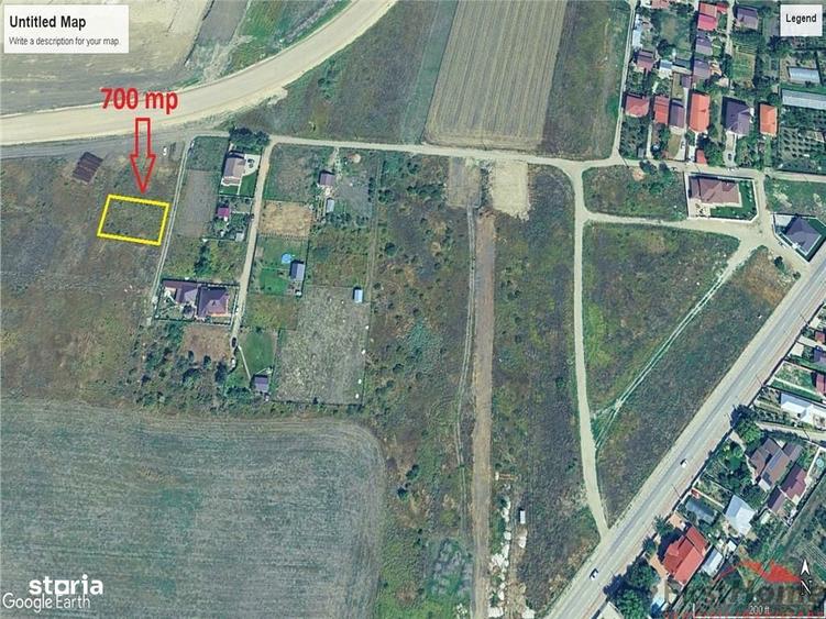 Teren intravilan 700mp in zona de Nord de vanzare - 2
