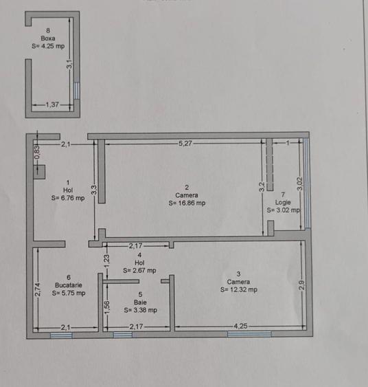 Apartament cu 2 camere Torontalului/Iulius Town - 19