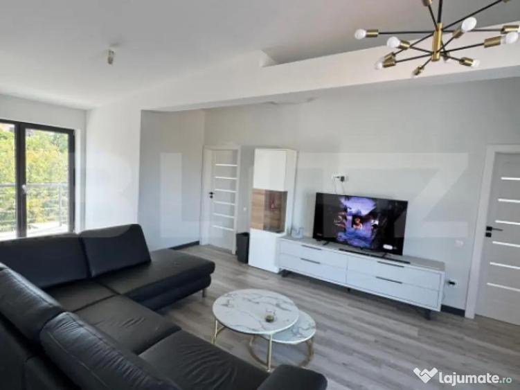 Apartament cu 3 camere, prima inchiriere, 80 mp, parcare, te - 3