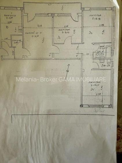 Apartament cu 4 camere semidecomandat în Pantelimon Apartament cu 4 camere semidecomandat în Pantelimon