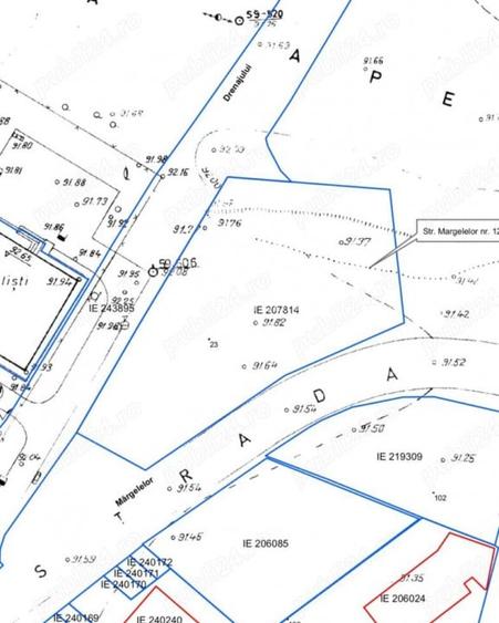Teren | suprafata 1040 mp | POT: 50 | CUT: 2.50 | Militari | PACII