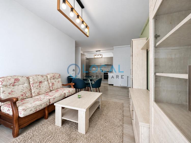 Apartament cu 2 camere semidecomandat, mobilat în Bună Ziua