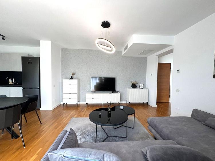 Apartament cu 2 camere decomandat, mobilat în Herăstrău