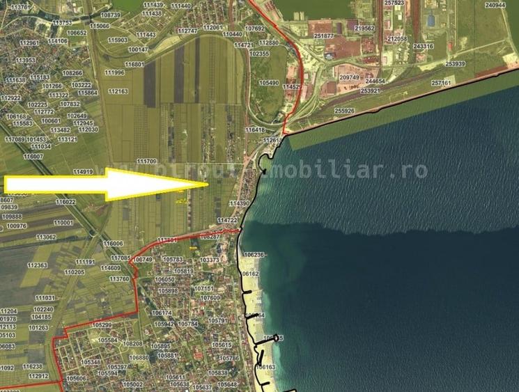 Teren Construcții intravilan de 500 mp, în Agigea