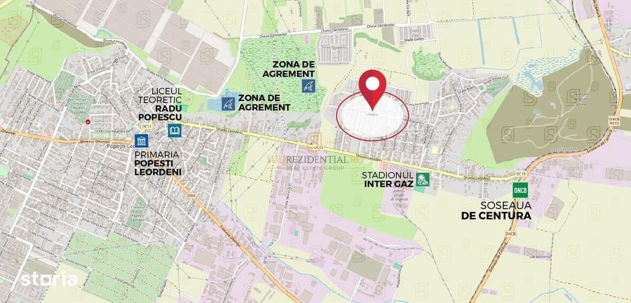 Teren intravilan de vanzare, 1705 mp, Popesti Leordeni - 2