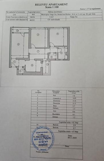 Apartament 3 camere zona centrala - 8