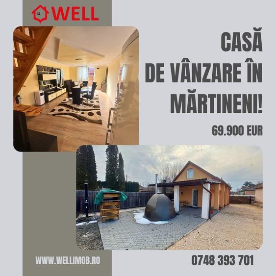 Casă cu 2 niveluri de vânzare în Mărtineni, la drumul principal! - 1