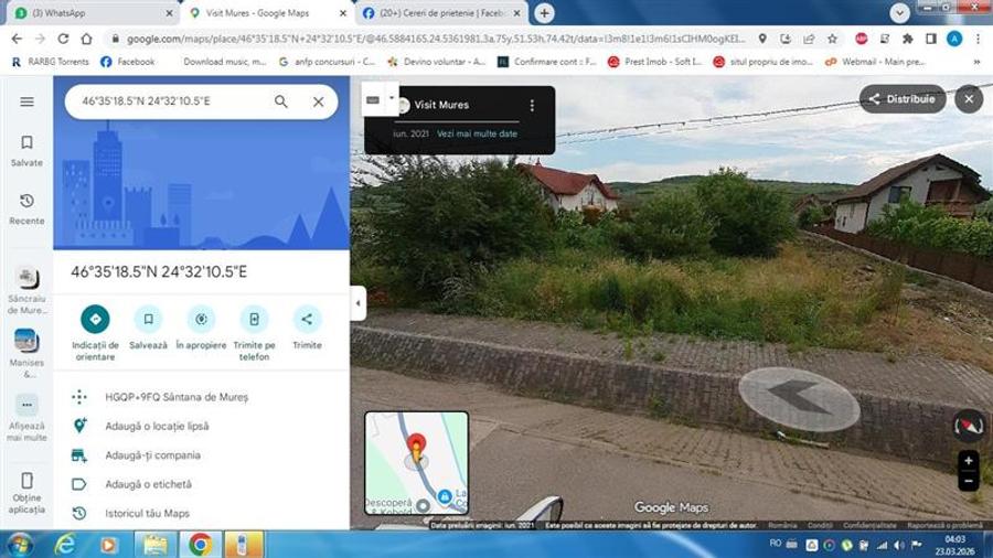 Teren intravilan de vanzare, 1150 mp ,str. Voinicenilor, Targu Mures - 3