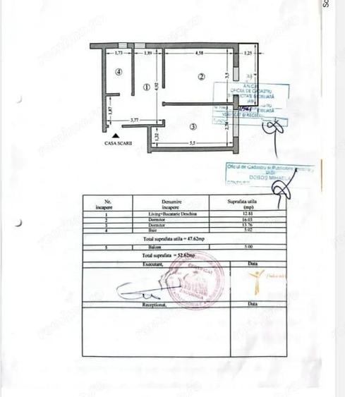 Apartament 2 camere 52,62mp etaj 1 Aleea Tudor Neculai CUG - 3
