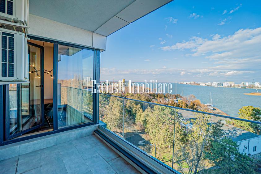 Vedere FRONTALA la Lac si Mare! Apartament LUX cu Parcare Subterana - AVIATORII - 1