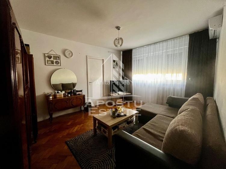 Apartament cu 2 camere semidecomandat, mobilat în Șagului