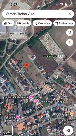 Teren 595 mp Otopeni deschidere 29 m ideal casa/duplex-Traian Vuia - 3