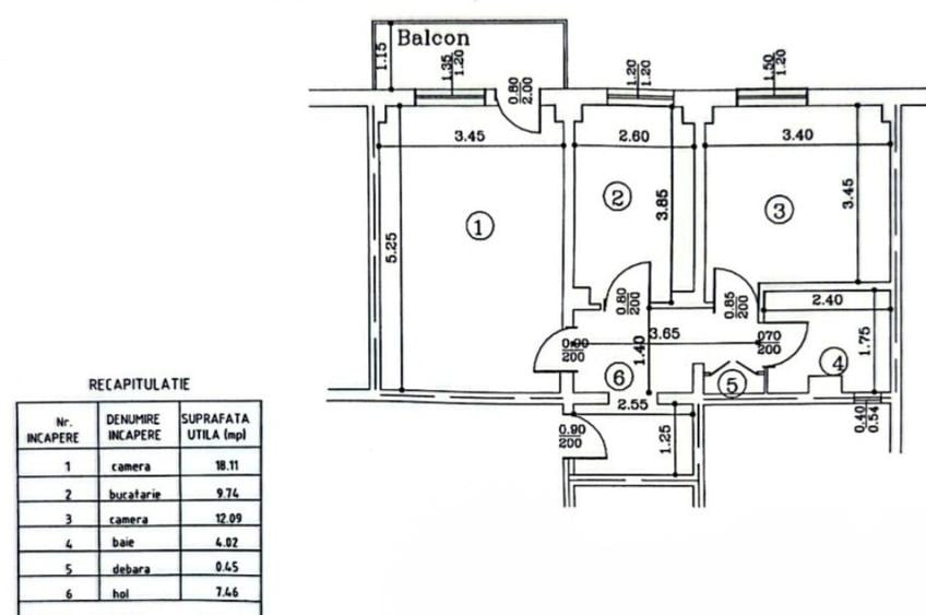 Apartament 2 camere 9 Mai - 11