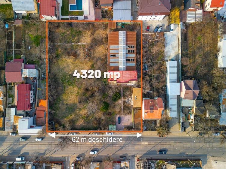 Teren 4320 mp | Deschidere 62 ml | Zona Luica – Sos. Giurgiului - 1