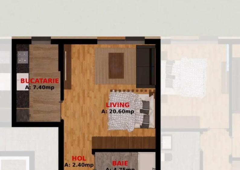 Garsoniere si Apartamente doua camere. Direct Dezvoltator. Tva Inclus! - 8